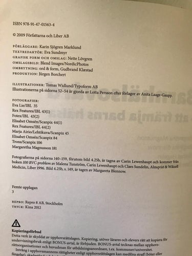BARNHÄLSOVÅRD - ATT FRÄMJA BARNS HÄLSA Margaretha Magnusson mfl 2012