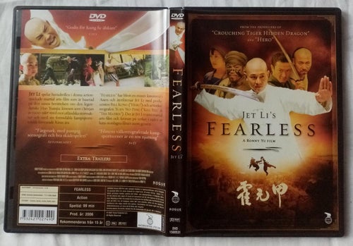 Fearless - Jet Li's - A Ronny Yu Film - DVD
