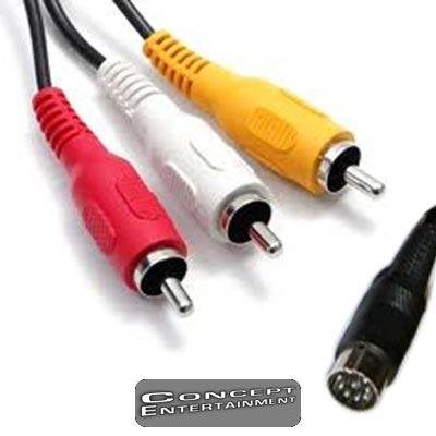 AV KOMPOSITKABEL FÖR MS1 KOMPOSIT KABEL (Nytt) till Sega Master System