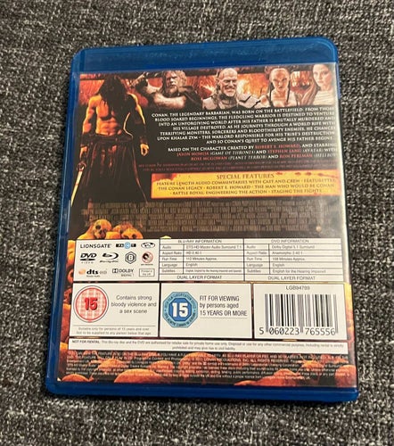 CONAN THE BARBARIAN (2011) BD I FINT SKICK, UK-IMPORT.