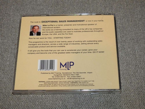 Exceptional Sales Management CD (MIP Training, 2000)