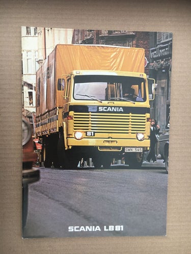 Försäljningsbroschyr Lastbil SCANIA LB81