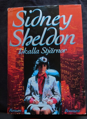 Iskalla stjärnor av Sidney Sheldon. 376 sidor inbunden
