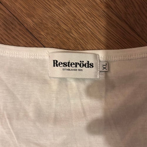 Resteröds vit tanktopp, storlek XL
