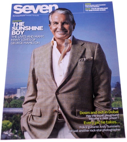 Seven Magazine-May 10th 2009-George Hamilton front cover-English-NEW-Weight 108g