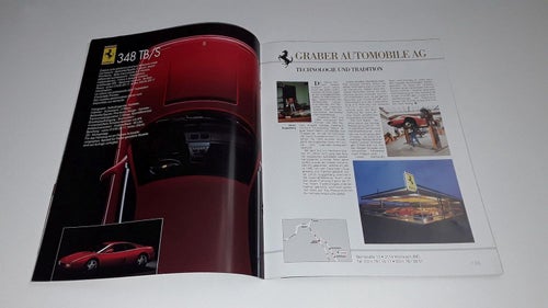 Ferrari Hors Ligne supplement no 55 1992 på tyska