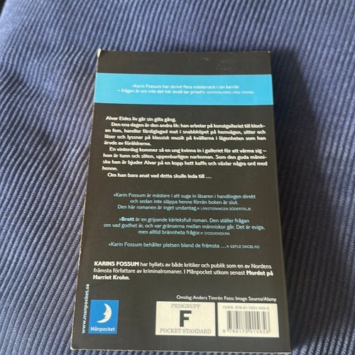 Brott av Karin Fossum, Mänpocket