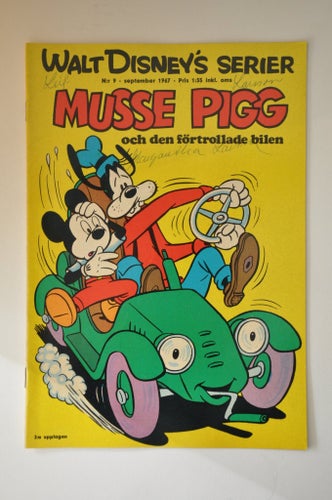 Walt Disney's Serier Musse Pigg, Guldfeber och Robin cruse 1967