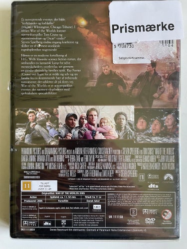 War of the Worlds (DVD) Fabriksforseglet