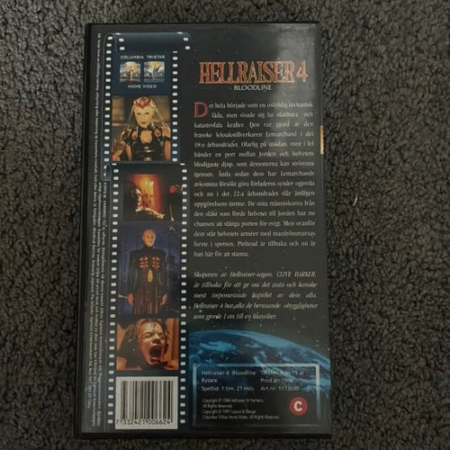 Hellraiser 4 Bloodline (VHS)