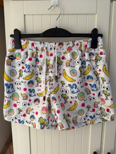 NIKBEN vit badshorts, storlek M/S
