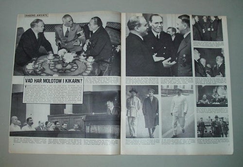 SE 1940 nr 74 - Stig Järrel , Elsa Carlsson, Molotow,Turkiet
