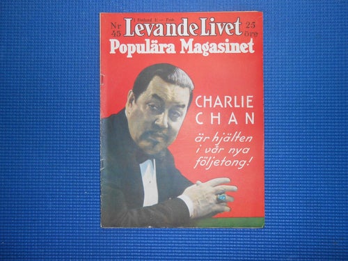 Levande livet 45 1937 Charlie Chan Earl Derr Biggers Farouk 91:an Karlsson