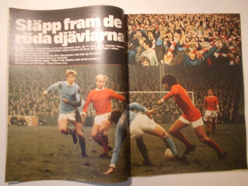 SE Nr 49 1969 Manchester George Best fotboll Ski-Doo skoter ad Fred Stolle