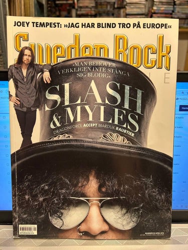 Sweden rock magazine 2012 nr 92 Slash Myles Marduk Europe Paradise Lost Phenomen