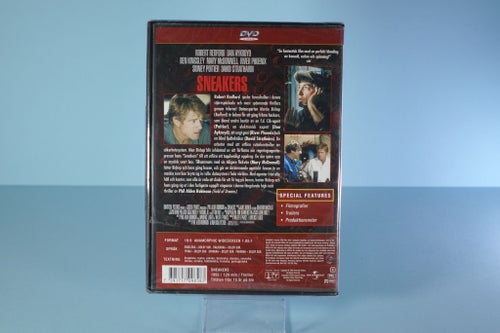 Sneakers Inplastad DVD Region 2