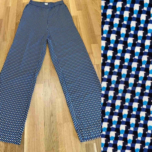Nya luftiga lösa byxor från Lindex ”Bella” strl L Holly & white Palazzo