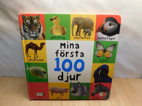 Mina Första 100 Djur Kärnan Barnbok