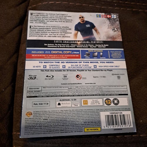 San Andreas 3D - Blu-ray