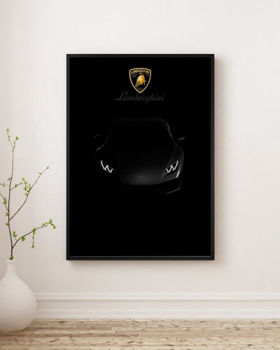 Lamborghini Huracán Poster – Exklusiv Sportbil | Fotopapper Luster 260g | 50×70