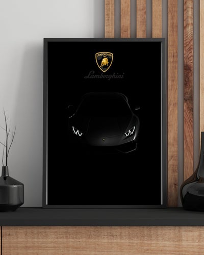 Lamborghini Huracán Poster – Exklusiv Sportbil | Fotopapper Luster 260g | 50×70