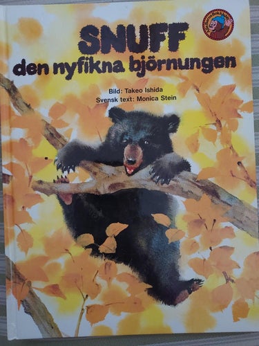 barnbok SNUFF den nyfikna björnungen 20x27 cm !