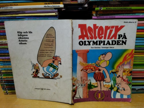 Asterixalbum 8 Asterix på Olympiaden. 1972?
