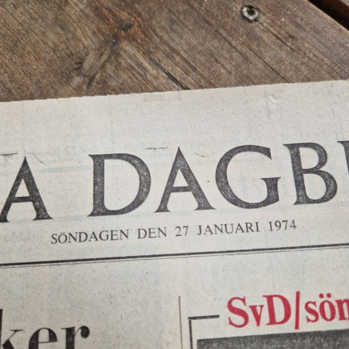 Svenska Dagbladet Söndagen den 27 Januari 1974