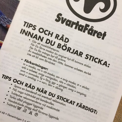 Svensk stickmönstertidning, Regiahäfte nr 1 sticktidning - 12 mönster 1990-talet