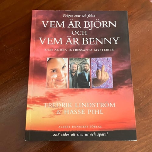 Vem är Björn och vem är Benny av Fredrik Lindström & Hasse Pihl