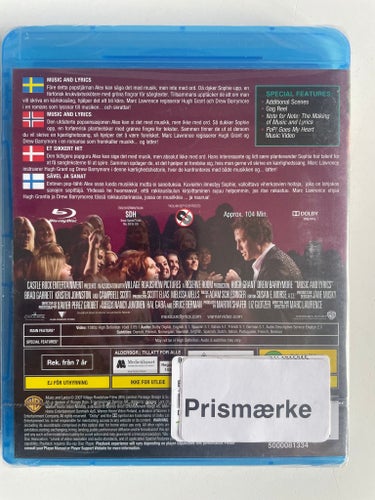 Music and Lyrics (Blu-ray) Fabriksforseglet