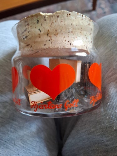 Hjärtans gott glasburk