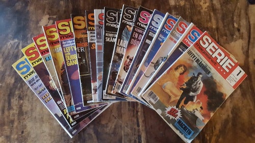 Serie Magasinet / 1984-1990 (Paket med 16 st tidningar / Gott Skick)