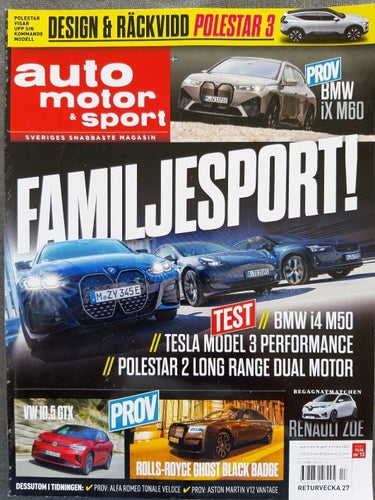 Auto motor & sport 13 2022: Aston Martin V12 Vantage, BMW iX M60, Volvo V60 B4