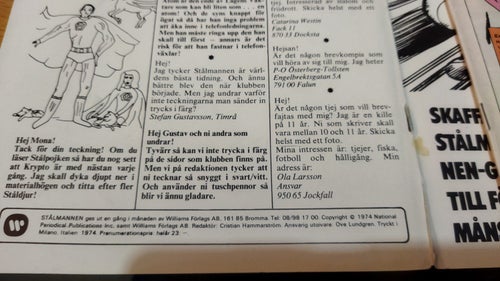 Stålmannen 1974 nr 8, Very Good plus