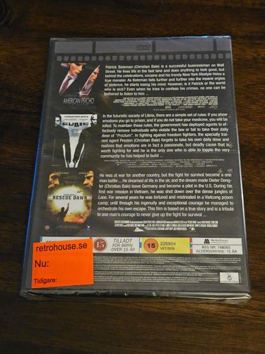 American Psycho / Cubic Rescue / Dawn DVD (SV TAL) INPLASTAD