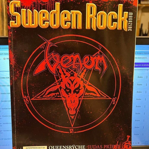Sweden Rock Magazine 2006 nr 34 Venom Queensryche Judas Priest Toto Crashdiet