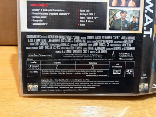 S.W.A.T. Colin Farrell. DVD