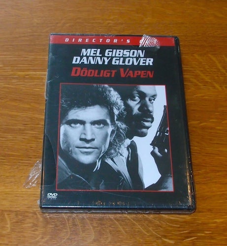 Dödligt vapen (1987) - DVD - SVENSK TEXT - DIRECTOR'S CUT - INPLASTAD