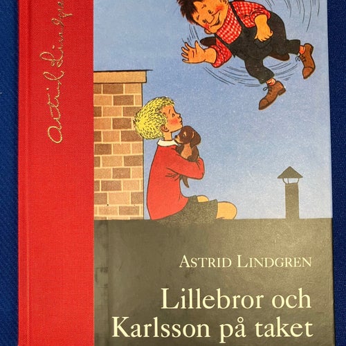 Lillebror och Karlsson på taket bok Astrid Lindgren Lindgrens Samlingsbibliotek