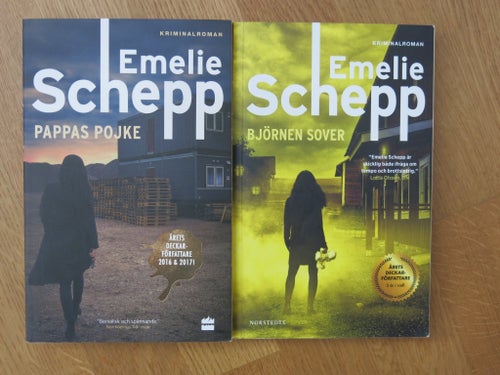 Emelie Schepp - 2 böcker .
