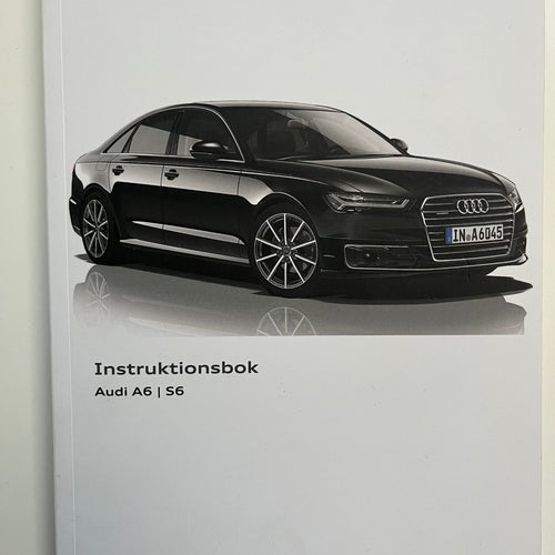 Instruktionsbok Audi A6 | S6, 2015