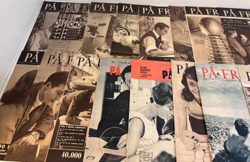 21 st På Fritid 1954–1961 – NKI-skolan – retro tidskrifter – stor samling