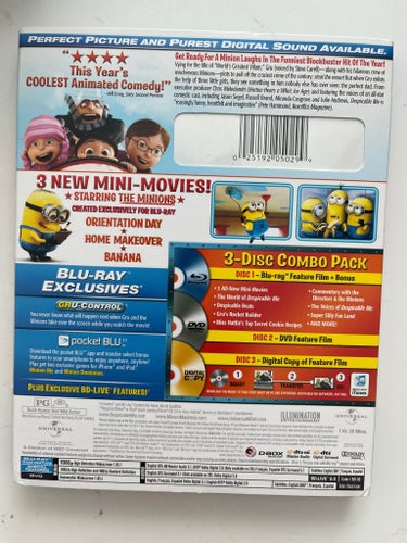 Despicable Me - Blu-ray + DVD + Digital Copy (3-Disc Combo Pack)