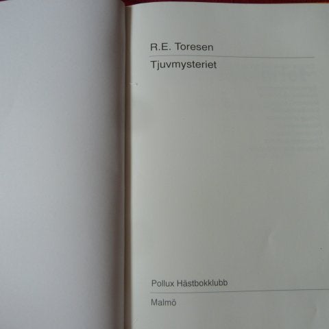 TJUVMYSTERIET, R. E. TORESEN, 1998, BÖCKER