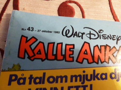 KALLE ANKA & C:O NR43, 27/10/1982,