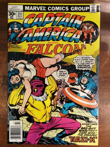 Captain America (1968 1st Series) #211 F