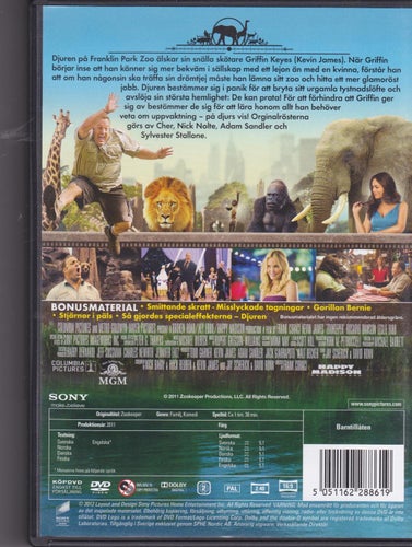 DVD / Zookeeper / Kevin James, Rosario Dawson, Leslie Bibb / Nyskick