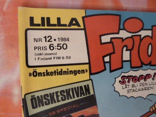 LILLA FRIDOLF, NR 12 - 1984, TIDNING