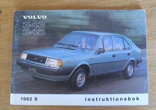 Instruktionsbok - Volvo 343, 345 - 1982